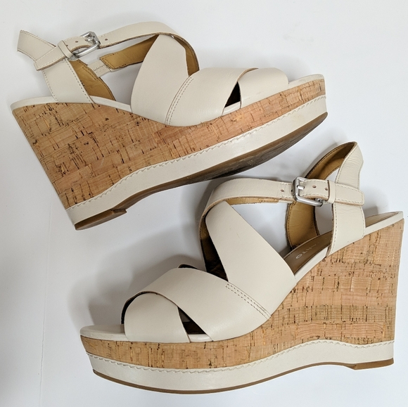 Franco Sarto Shiver Strappy Platform Wedge… - Picture 3 of 11